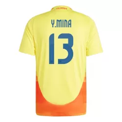 Camiseta Colombia Yerry Mina 13 Hombre Primera 2024