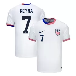 Camiseta Estados Unidos Reyna 7 Hombre Primera 2024 Camiseta Estados Unidos Reyna 7 Hombre Primera 2024