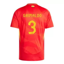 Camiseta España Alejandro Grimaldo 3 Hombre Primera Euro 2024