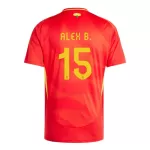 Camiseta España Alex Baena 15 Hombre Primera Euro 2024