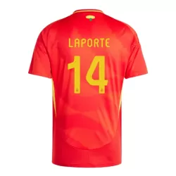 Camiseta España Aymeric Laporte 14 Hombre Primera Euro 2024 Camiseta España Aymeric Laporte 14 Hombre Primera Euro 2024