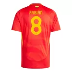 Camiseta España Fabian Ruiz 8 Hombre Primera Euro 2024