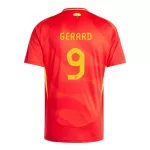 Camiseta España Gerard Moreno 9 Hombre Primera Euro 2024