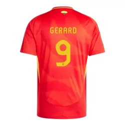 Camiseta España Gerard Moreno 9 Hombre Primera Euro 2024 Camiseta España Gerard Moreno 9 Hombre Primera Euro 2024