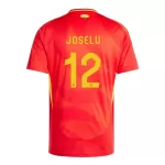 Camiseta España Joselu 12 Hombre Primera Euro 2024