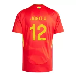 Camiseta España Joselu 12 Hombre Primera Euro 2024 Camiseta España Joselu 12 Hombre Primera Euro 2024