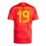 Camiseta España Lamine Yamal 19 Hombre Primera Euro 2024