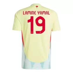 Camiseta España Lamine Yamal 19 Hombre Segunda Euro 2024 Camiseta España Lamine Yamal 19 Hombre Segunda Euro 2024