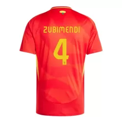 Camiseta España Martin Zubimendi 4 Hombre Primera Euro 2024 Camiseta España Martin Zubimendi 4 Hombre Primera Euro 2024