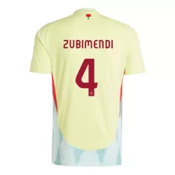 Camiseta España Martin Zubimendi 4 Hombre Segunda Euro 2024