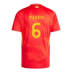 Camiseta España Mikel Merino 6 Hombre Primera Euro 2024 Camiseta España Mikel Merino 6 Hombre Primera Euro 2024