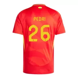 Camiseta España Pedri 26 Hombre Primera Euro 2024 Camiseta España Pedri 26 Hombre Primera Euro 2024
