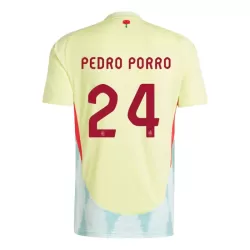 Camiseta España Pedro Porro 24 Hombre Segunda Euro 2024 Camiseta España Pedro Porro 24 Hombre Segunda Euro 2024