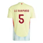 Camiseta España Robin Le Normand 5 Hombre Segunda Euro 2024