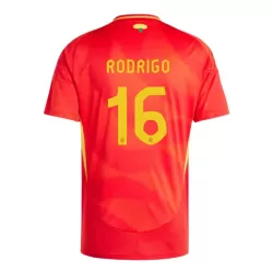 Camiseta España Rodrigo 16 Hombre Primera Euro 2024 Camiseta España Rodrigo 16 Hombre Primera Euro 2024
