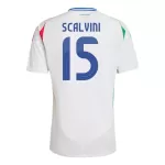 Camiseta Italia Giorgio Scalvini 15 Hombre Segunda Euro 2024