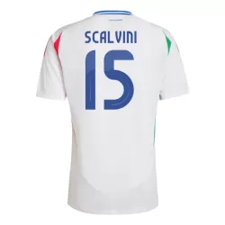 Camiseta Italia Giorgio Scalvini 15 Hombre Segunda Euro 2024 Camiseta Italia Giorgio Scalvini 15 Hombre Segunda Euro 2024