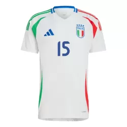 Camiseta Italia Giorgio Scalvini 15 Hombre Segunda Euro 2024