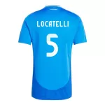 Camiseta Italia Manuel Locatelli 5 Hombre Primera Euro 2024