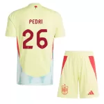 Conjunto España Pedri 26 Niño Segunda Euro 2024