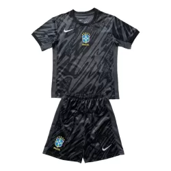 Conjunto Portero Brasil Niño 2024 Negra Conjunto Portero Brasil Niño 2024 Negra