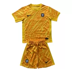Conjunto Portero Países Bajos Niño Euro 2024 Amarilla Conjunto Portero Países Bajos Niño Euro 2024 Amarilla