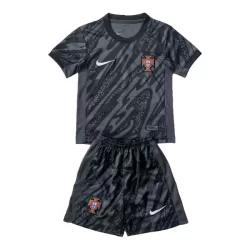 Conjunto Portero Portugal Niño Euro 2024 Negra Conjunto Portero Portugal Niño Euro 2024 Negra