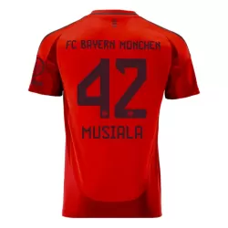 Camiseta FC Bayern de Múnich Jamal Musiala 42 Hombre Primera 24/25 Camiseta FC Bayern de Múnich Jamal Musiala 42 Hombre Primera 24/25