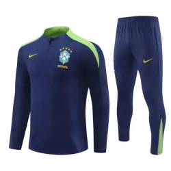 Brasil Sudadera De Entrenamiento Hombre Cremallera Cuarto 24/25 Navy Brasil Sudadera De Entrenamiento Hombre Cremallera Cuarto 24/25 Navy