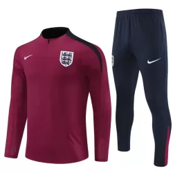 Inglaterra Sudadera De Entrenamiento Hombre Cremallera Cuarto 24/25 Roja Inglaterra Sudadera De Entrenamiento Hombre Cremallera Cuarto 24/25 Roja