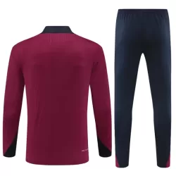 Inglaterra Sudadera De Entrenamiento Hombre Cremallera Cuarto 24/25 Roja