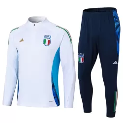 Italia Sudadera De Entrenamiento Niño Cremallera Cuarto 24/25 Blanca Italia Sudadera De Entrenamiento Niño Cremallera Cuarto 24/25 Blanca