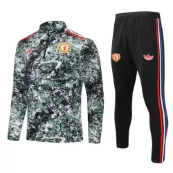 Manchester United Sudadera De Entrenamiento Hombre Cremallera Cuarto 24/25 Verde Manchester United Sudadera De Entrenamiento Hombre Cremallera Cuarto 24/25 Verde