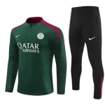 Paris Saint-Germain Sudadera De Entrenamiento Niño Cremallera Cuarto 24/25 Verde
