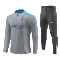 Tottenham Hotspur Sudadera De Entrenamiento Niño Cremallera Cuarto 24/25 Gris