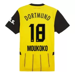 Camiseta Borussia Dortmund Moukoko 18 Hombre Primera 24/25 Camiseta Borussia Dortmund Moukoko 18 Hombre Primera 24/25