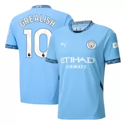 Camiseta Manchester City Grealish 10 Hombre Primera 24/25 Camiseta Manchester City Grealish 10 Hombre Primera 24/25