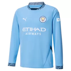 Camiseta Manga Larga Manchester City De Bruyne 17 Hombre Primera 24/25