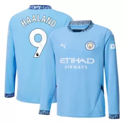 Camiseta Manga Larga Manchester City Haaland 9 Hombre Primera 24/25 Camiseta Manga Larga Manchester City Haaland 9 Hombre Primera 24/25