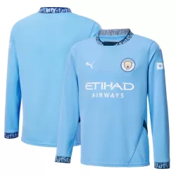 Camiseta Manga Larga Manchester City Hombre Primera 24/25 Camiseta Manga Larga Manchester City Hombre Primera 24/25