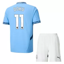 Conjunto Manchester City Doku 11 Niño Primera 24/25 Conjunto Manchester City Doku 11 Niño Primera 24/25