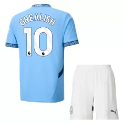 Conjunto Manchester City Grealish 10 Niño Primera 24/25 Conjunto Manchester City Grealish 10 Niño Primera 24/25