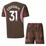 Conjunto Portero Manchester City Ederson 31 Niño Primera 24/25