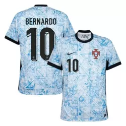 Camiseta Portugal Bernardo 10 Hombre Segunda Euro 2024 Camiseta Portugal Bernardo 10 Hombre Segunda Euro 2024