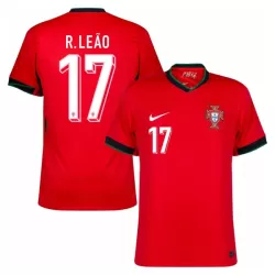 Camiseta Portugal R. Leao 17 Hombre Primera Euro 2024 Camiseta Portugal R. Leao 17 Hombre Primera Euro 2024