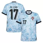 Camiseta Portugal R. Leao 17 Hombre Segunda Euro 2024