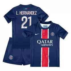 Conjunto Paris Saint-Germain Lucas Hernandez 21 Niño Primera 24/25 Conjunto Paris Saint-Germain Lucas Hernandez 21 Niño Primera 24/25