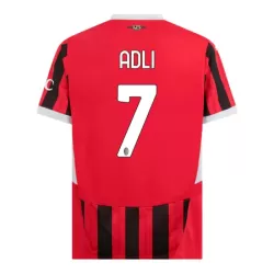 Camiseta AC Milan Adli 7 Hombre Primera 24/25 Camiseta AC Milan Adli 7 Hombre Primera 24/25