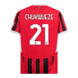 Camiseta AC Milan Chukwueze 21 Hombre Primera 24/25