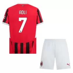 Conjunto AC Milan Adli 7 Niño Primera 24/25